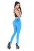 Moda Jeans Plus Size Colombian Butt Lifter  Jeans- Blue