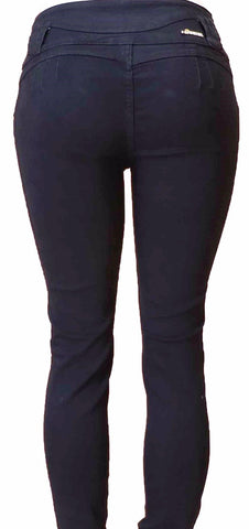 Diamante Colombian Design Butt Lifter Women High Waist Skinny Denim Jeans -Light Denim with bling- N3517