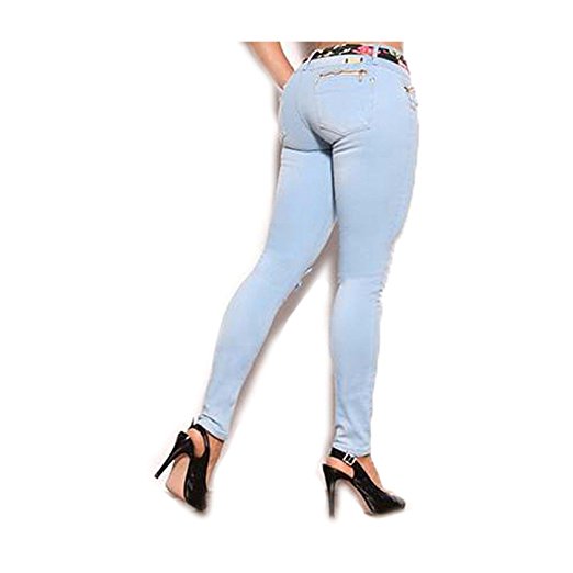 Moda Jeans Avalon 100% Made in Colombia Butt Lifter Women Jeans- Pantalones Colombianas Levantacola- Denim 9299