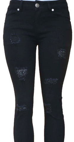 Moda Jeans Trivassi 100% Made in Colombia Butt Lifter Women Jeans with built in shapewear/ fajas/ abdomen control Juniors & Plus- Levantacola- Denim