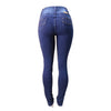 Diamante JUNIORS & PLUS Colombian Design Butt Lifter  Women Denim High Waist Skinny Jeans-Blue with bling- N1408